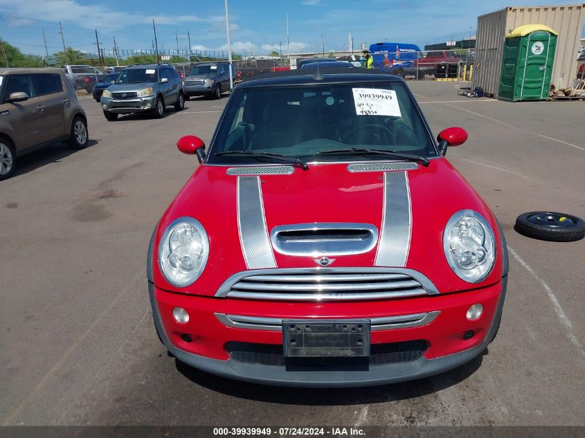 2007 Mini Cooper S VIN: WMWRH33557TJ43220 Lot: 39939949