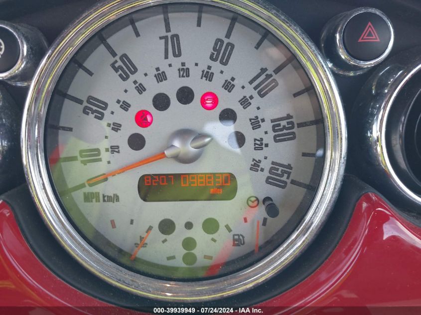 2007 Mini Cooper S VIN: WMWRH33557TJ43220 Lot: 39939949