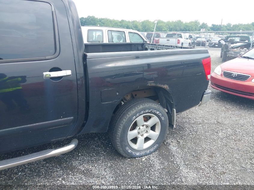 2006 Nissan Titan Xe/Se/Le VIN: 1N6AA07B56N574661 Lot: 39939989