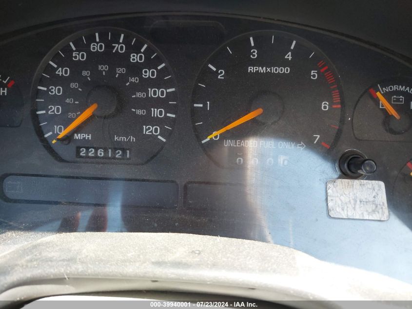 1998 Ford Mustang VIN: 1FAFP4041WF250214 Lot: 39940001