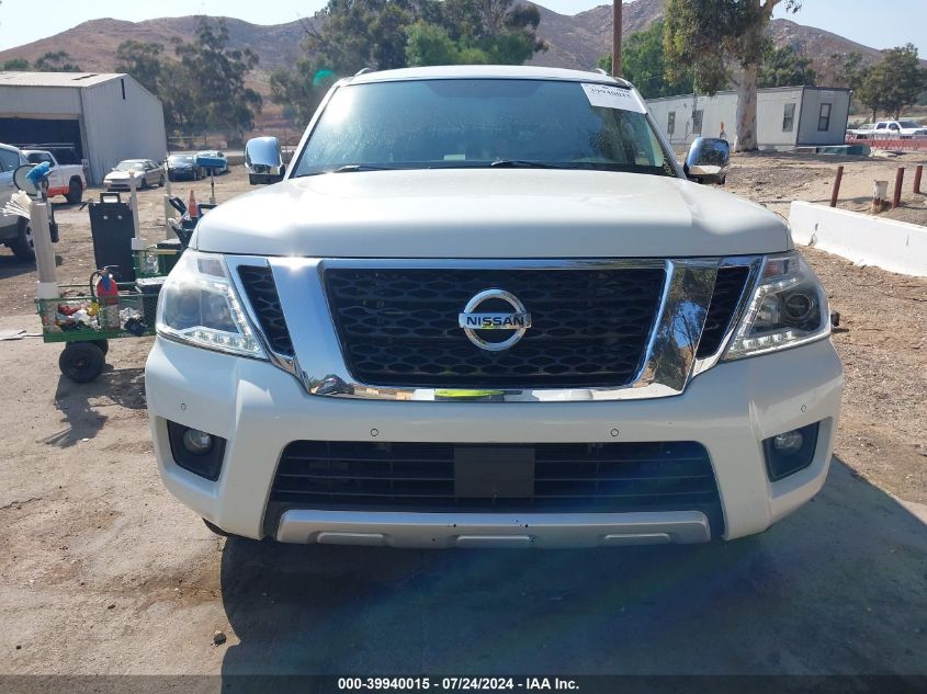 2018 Nissan Armada Sl VIN: JN8AY2ND3J9051790 Lot: 39940015