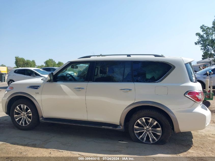 2018 Nissan Armada Sl VIN: JN8AY2ND3J9051790 Lot: 39940015