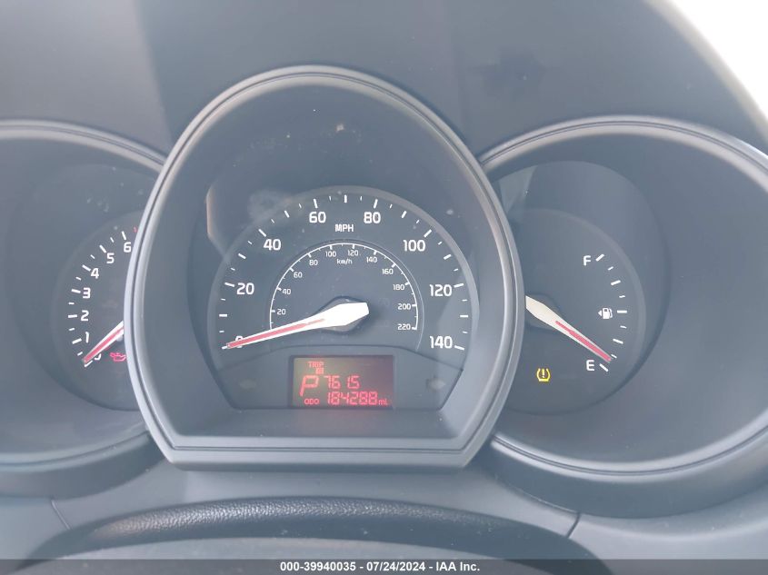 2013 Kia Rio Lx VIN: KNADM4A38D6098572 Lot: 39940035