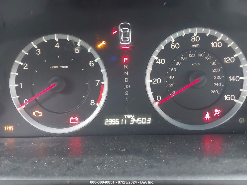 2009 Honda Accord Exl VIN: 1HGCP26869A068023 Lot: 39940051