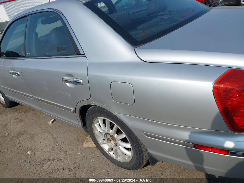 2005 Hyundai Xg 350 VIN: KMHFU45E45A395906 Lot: 39940069