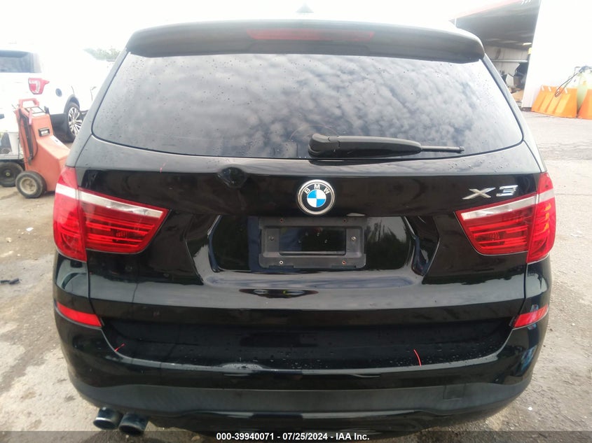 2017 BMW X3 xDrive28I VIN: 5UXWX9C33H0T21010 Lot: 39940071