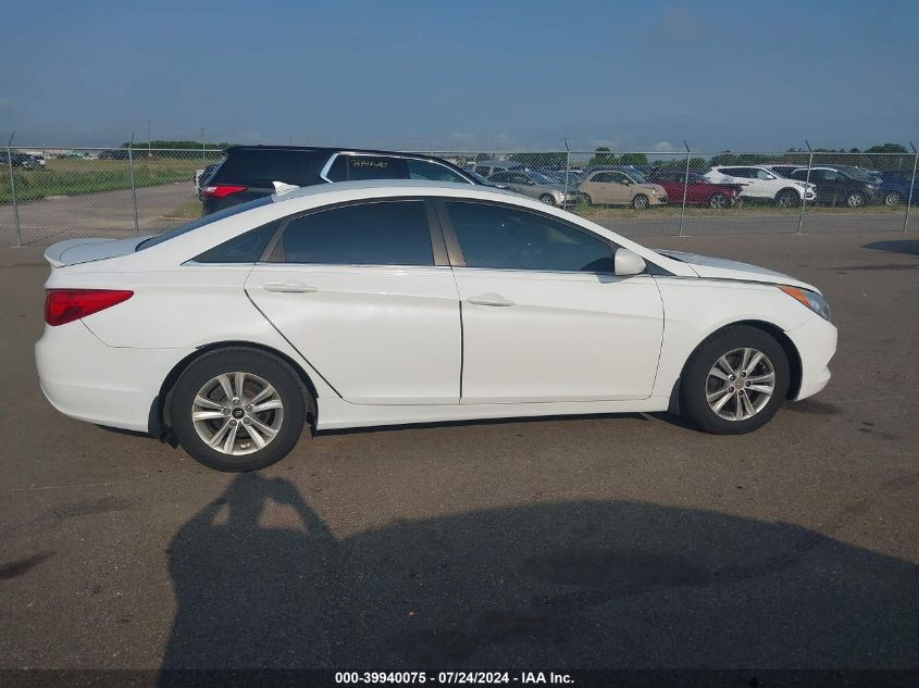 2013 Hyundai Sonata Gls VIN: 5NPEB4AC0DH602714 Lot: 39940075