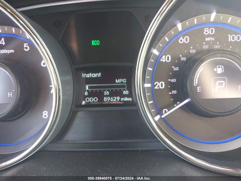 2013 Hyundai Sonata Gls VIN: 5NPEB4AC0DH602714 Lot: 39940075