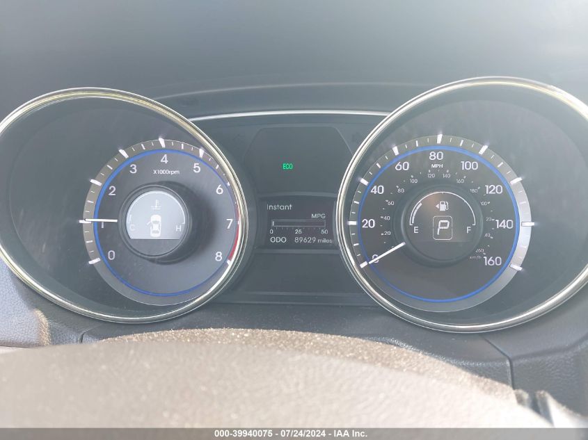 2013 Hyundai Sonata Gls VIN: 5NPEB4AC0DH602714 Lot: 39940075