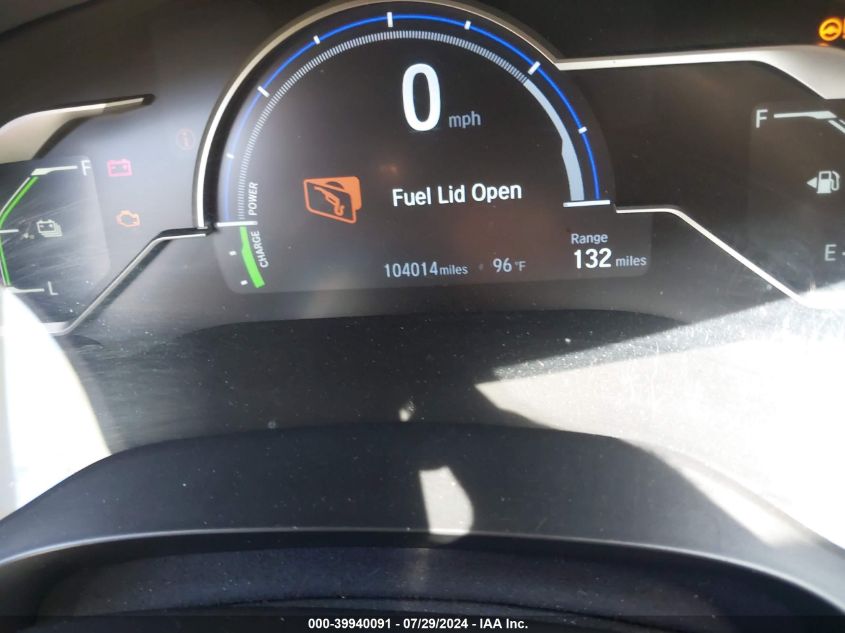 2018 Honda Clarity Plug-In Hybrid VIN: JHMZC5F11JC023393 Lot: 39940091