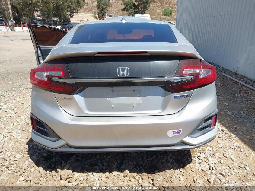 2018 Honda Clarity Plug-In Hybrid VIN: JHMZC5F11JC023393 Lot: 39940091