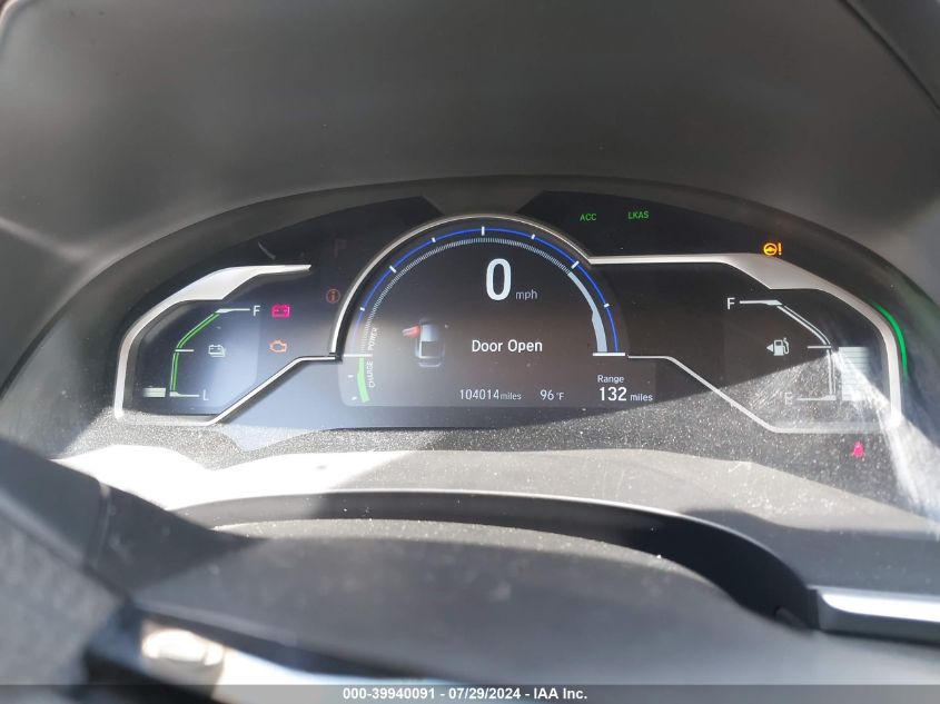 2018 Honda Clarity Plug-In Hybrid VIN: JHMZC5F11JC023393 Lot: 39940091