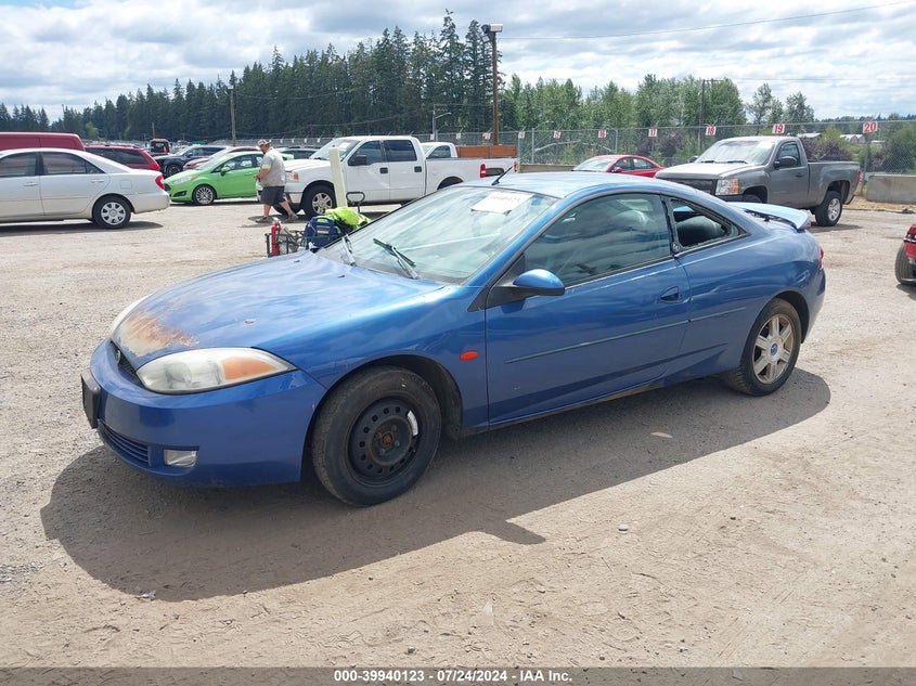 2002 Mercury Cougar V6 VIN: 1ZWFT61LX25609625 Lot: 39940123