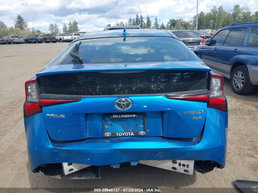 2019 Toyota Prius Xle VIN: JTDKARFU5K3088971 Lot: 39940137