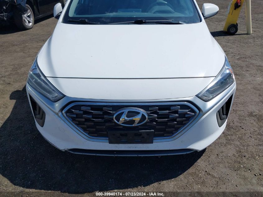 2020 Hyundai Ioniq Hybrid Blue VIN: KMHC65LCXLU213691 Lot: 39940174