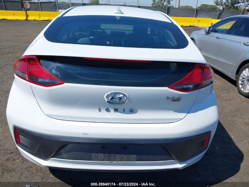 2020 Hyundai Ioniq Hybrid Blue VIN: KMHC65LCXLU213691 Lot: 39940174