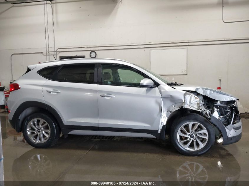 2017 Hyundai Tucson Se VIN: KM8J3CA42HU549486 Lot: 39940185