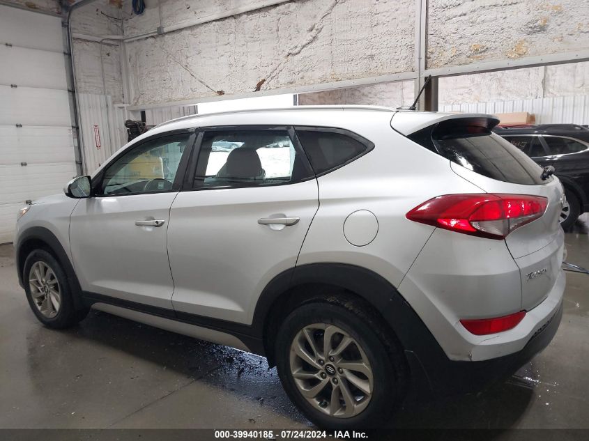 2017 Hyundai Tucson Se VIN: KM8J3CA42HU549486 Lot: 39940185