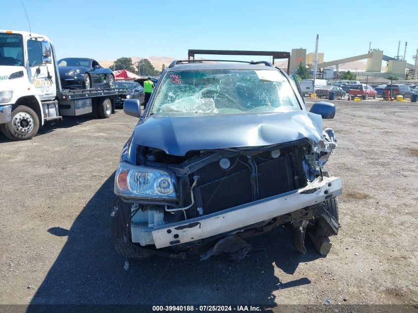 2006 Toyota Highlander Hybrid Limited V6 VIN: JTEEW21A460022661 Lot: 39940188