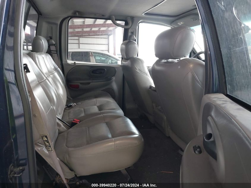 2002 Ford F-150 Lariat/Xlt VIN: 1FTRW08L62KD07832 Lot: 39940220