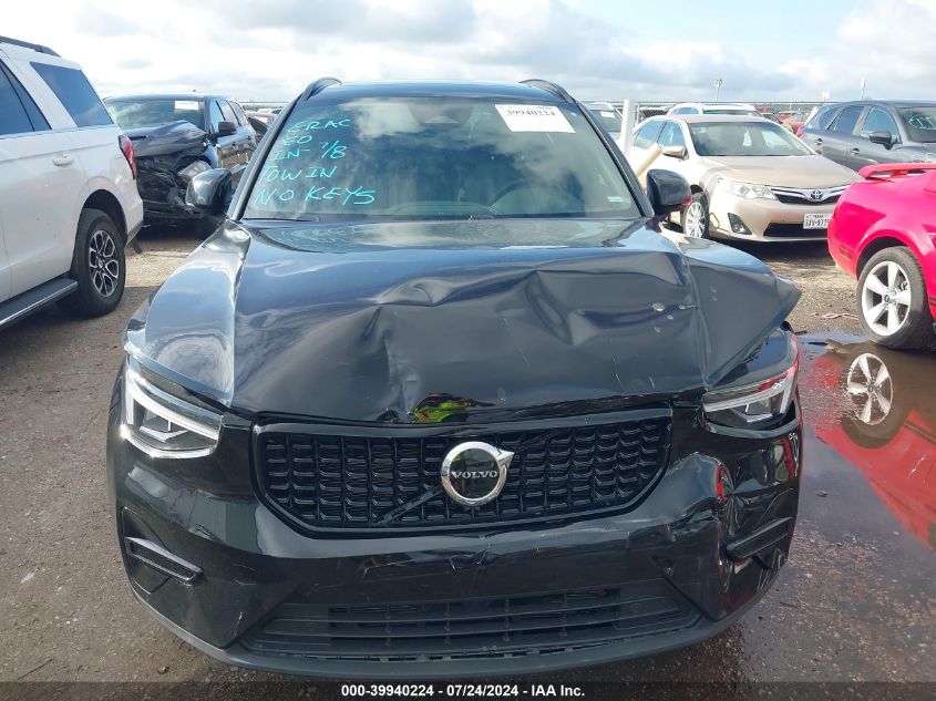 2024 Volvo Xc40 Core VIN: YV4L12UK0R2237491 Lot: 39940224