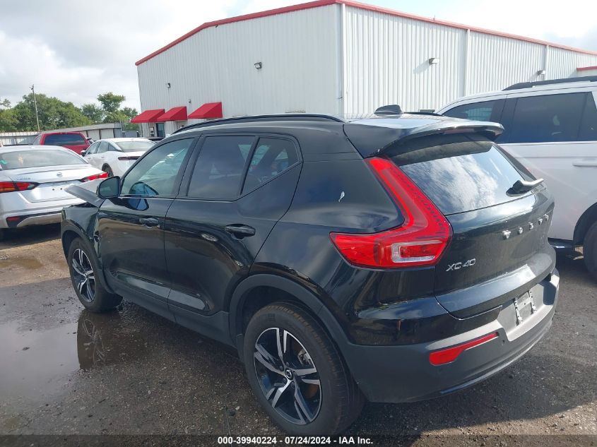 2024 Volvo Xc40 Core VIN: YV4L12UK0R2237491 Lot: 39940224