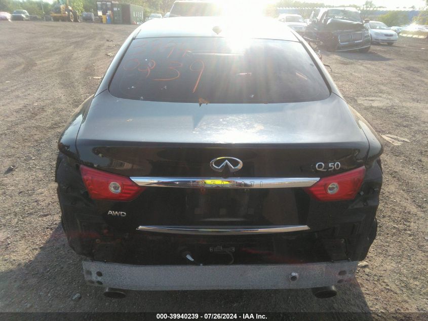 2015 INFINITI Q50 PREMIUM/SPORT - JN1BV7AR9FM394683
