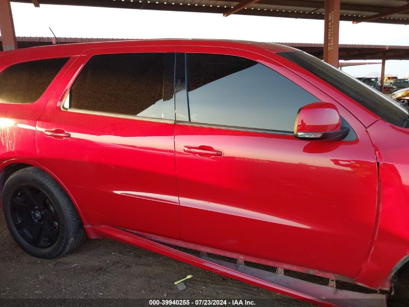2012 Dodge Durango R/T VIN: 1C4SDJCT1CC252304 Lot: 39940255