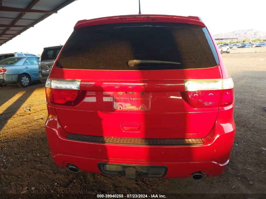 2012 Dodge Durango R/T VIN: 1C4SDJCT1CC252304 Lot: 39940255