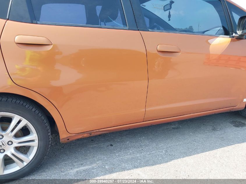 2009 Honda Fit Sport VIN: JHMGE88439S009488 Lot: 39940257