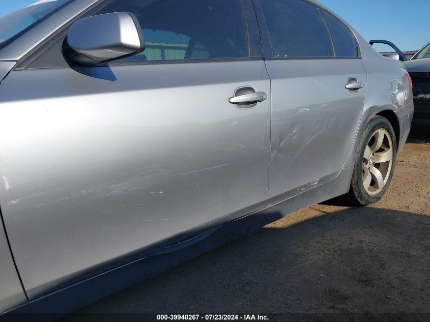 2006 BMW 525 I VIN: WBANE53536CK78326 Lot: 39940267