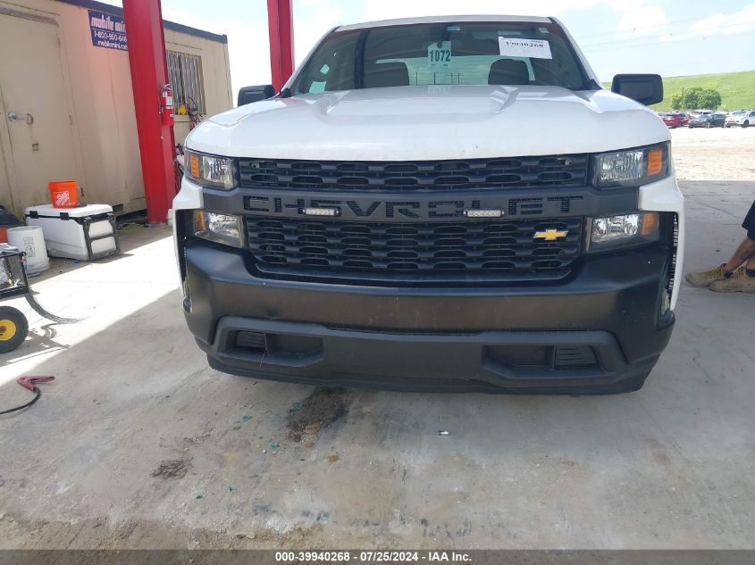 2019 Chevrolet Silverado 1500 Work Truck VIN: 1GCRWAEH0KZ290166 Lot: 39940268