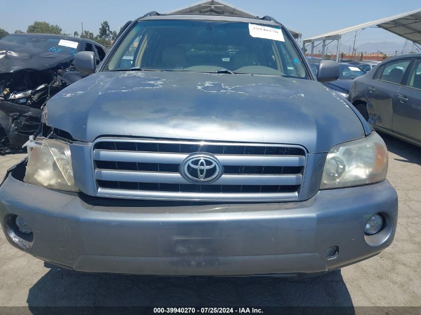 2004 Toyota Highlander Limited V6 VIN: JTEDP21A940015355 Lot: 39940270