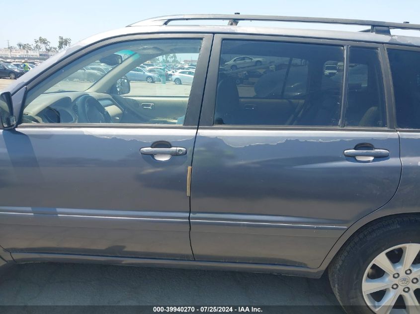 2004 Toyota Highlander Limited V6 VIN: JTEDP21A940015355 Lot: 39940270