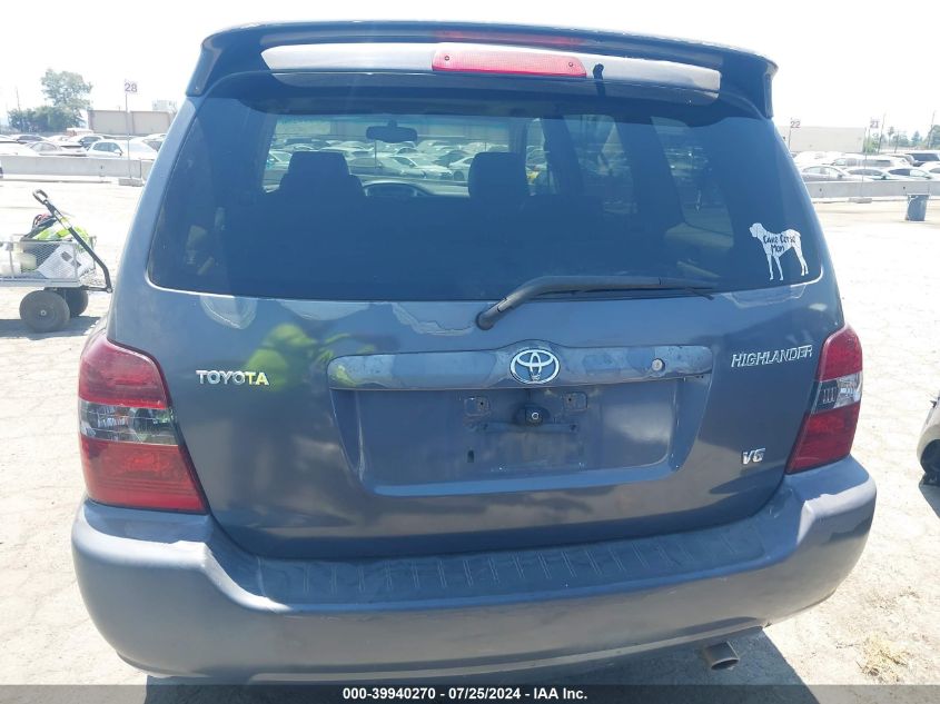 2004 Toyota Highlander Limited V6 VIN: JTEDP21A940015355 Lot: 39940270