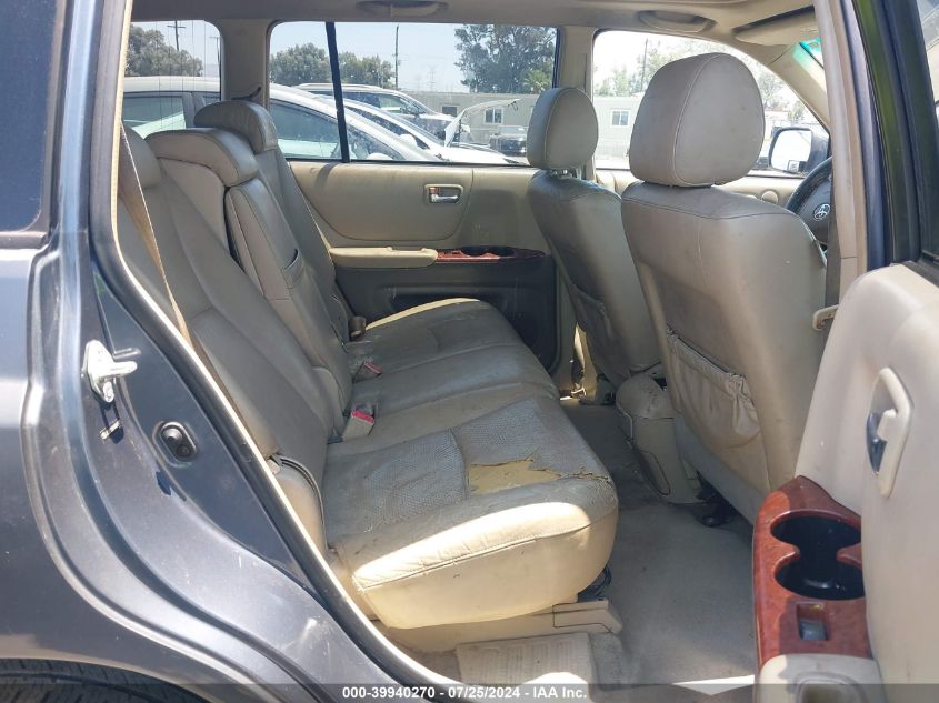 2004 Toyota Highlander Limited V6 VIN: JTEDP21A940015355 Lot: 39940270