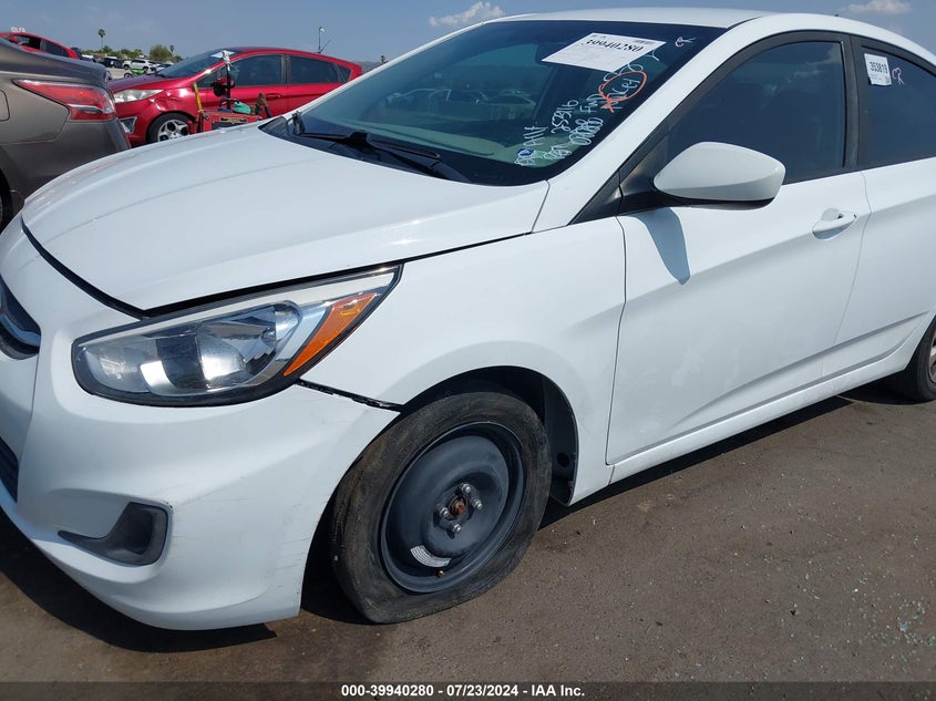 2017 Hyundai Accent Value Edition VIN: KMHCT4AE1HU253916 Lot: 39940280