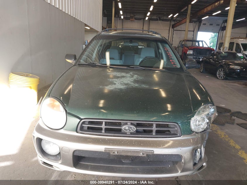 2002 Subaru Impreza Outback Sport VIN: JF1GG68502H802832 Lot: 39940291