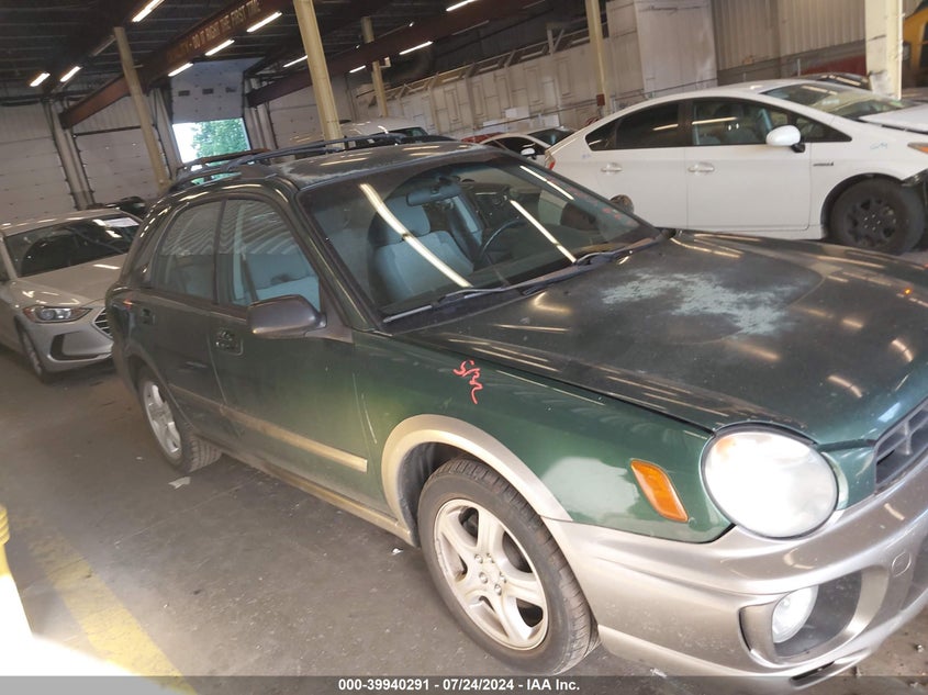 2002 Subaru Impreza Outback Sport VIN: JF1GG68502H802832 Lot: 39940291