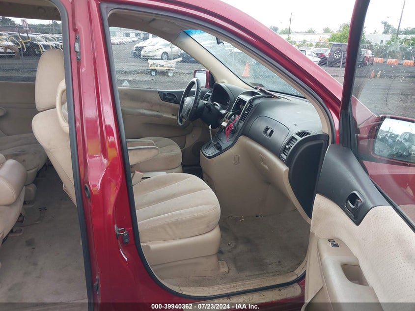 2007 Hyundai Entourage Gls/Se/Limited VIN: KNDMC233176029640 Lot: 39940362