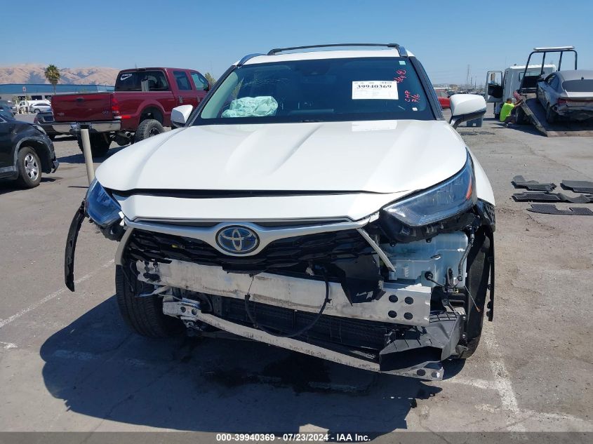 2020 Toyota Highlander Hybrid Xle VIN: 5TDHARAH8LS502667 Lot: 39940369