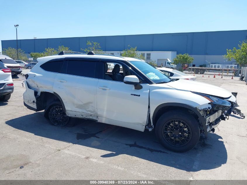 2020 Toyota Highlander Hybrid Xle VIN: 5TDHARAH8LS502667 Lot: 39940369