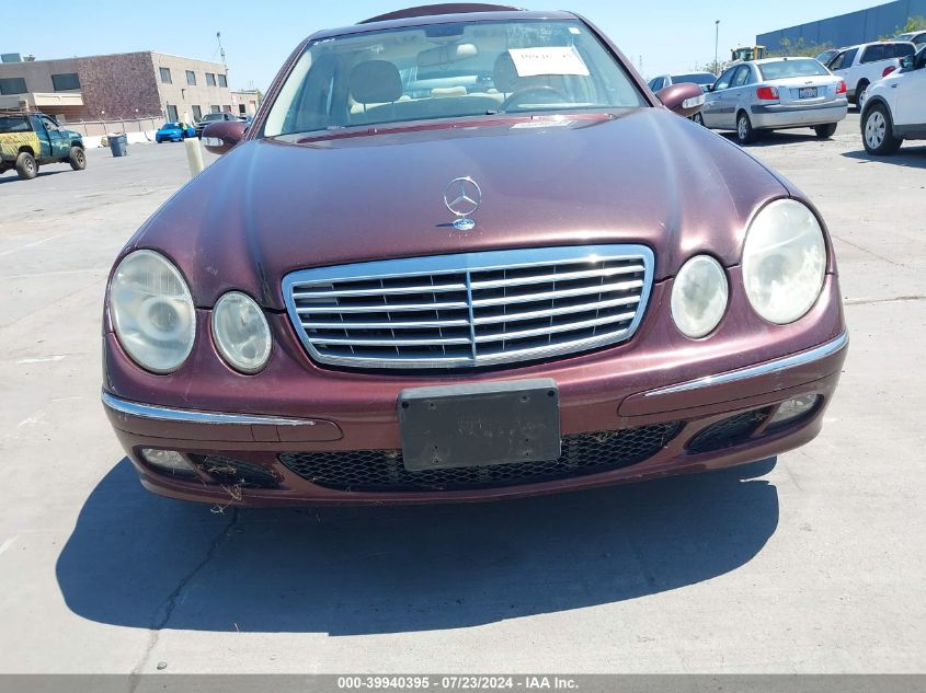 2006 Mercedes-Benz E 350 3.5L VIN: WDBUF56J76A963671 Lot: 39940395