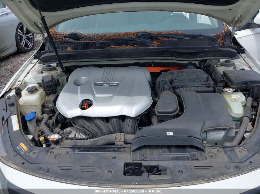 2014 Kia Optima Hybrid Lx VIN: KNAGM4AD0E5064154 Lot: 39940415