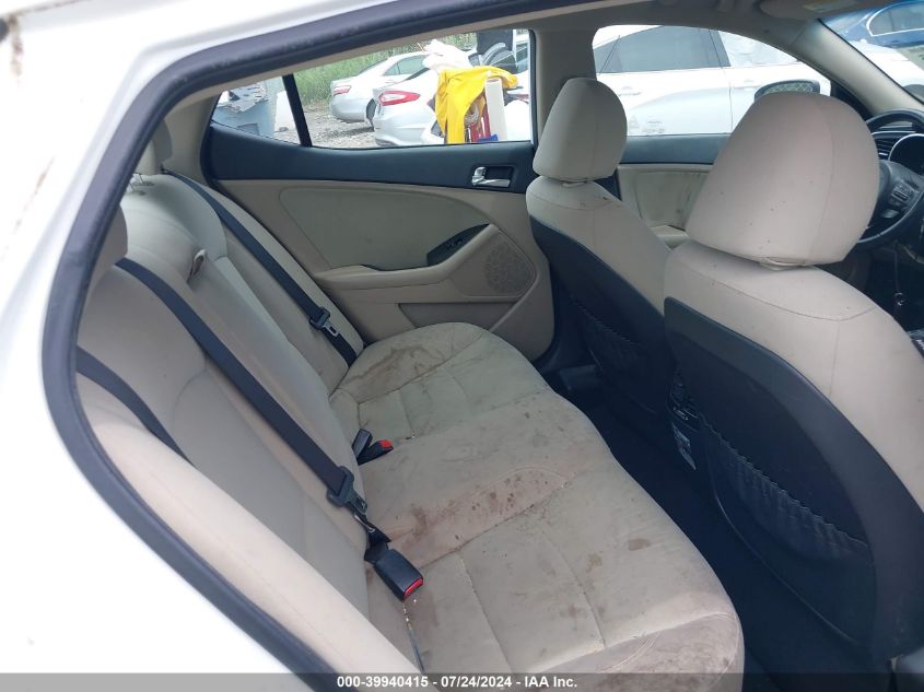 2014 Kia Optima Hybrid Lx VIN: KNAGM4AD0E5064154 Lot: 39940415