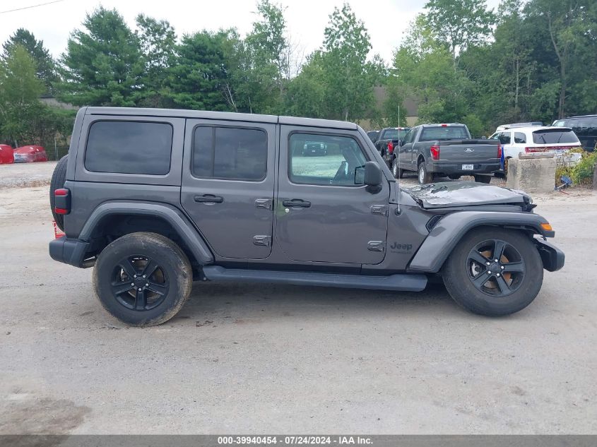 2019 Jeep Wrangler Unlimited Sahara Altitude 4X4 VIN: 1C4HJXEN5KW685805 Lot: 39940454