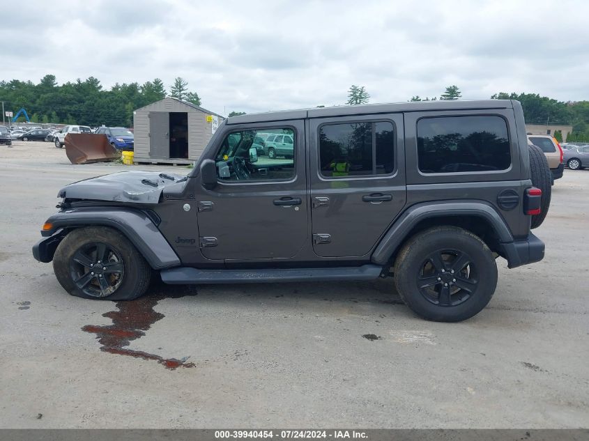 2019 Jeep Wrangler Unlimited Sahara Altitude 4X4 VIN: 1C4HJXEN5KW685805 Lot: 39940454