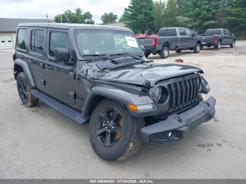 2019 Jeep Wrangler Unlimited Sahara Altitude 4X4 VIN: 1C4HJXEN5KW685805 Lot: 39940454