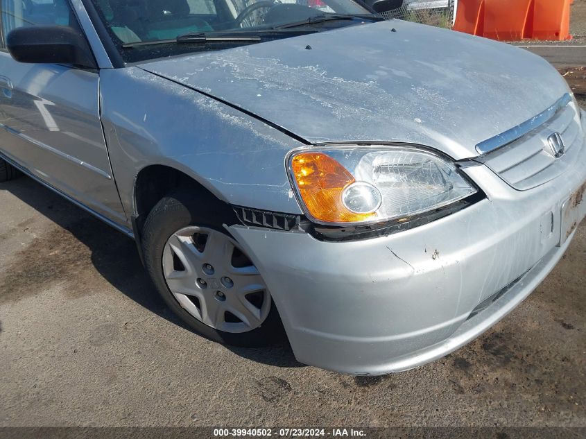 2003 Honda Civic Lx VIN: 2HGES16503H568873 Lot: 39940502