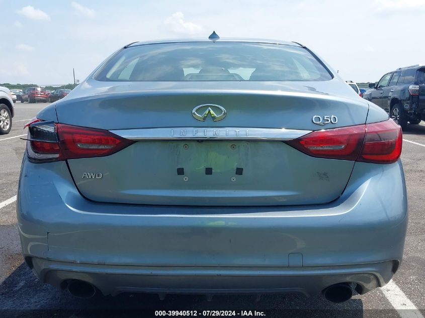 2018 Infiniti Q50 3.0T Luxe VIN: JN1EV7AR2JM430929 Lot: 39940512